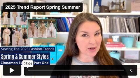 SWC Classes Sewing 2025 Spring and Summer Fashion Trends Master Class Video Course Pixie Faire
