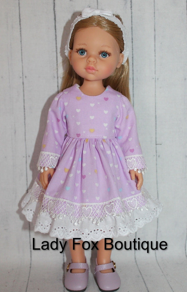 Lady Fox Boutique Paola Reina Little Lamb Lady Doll Clothes Pattern for 13" Paola Reina Dolls Pixie Faire