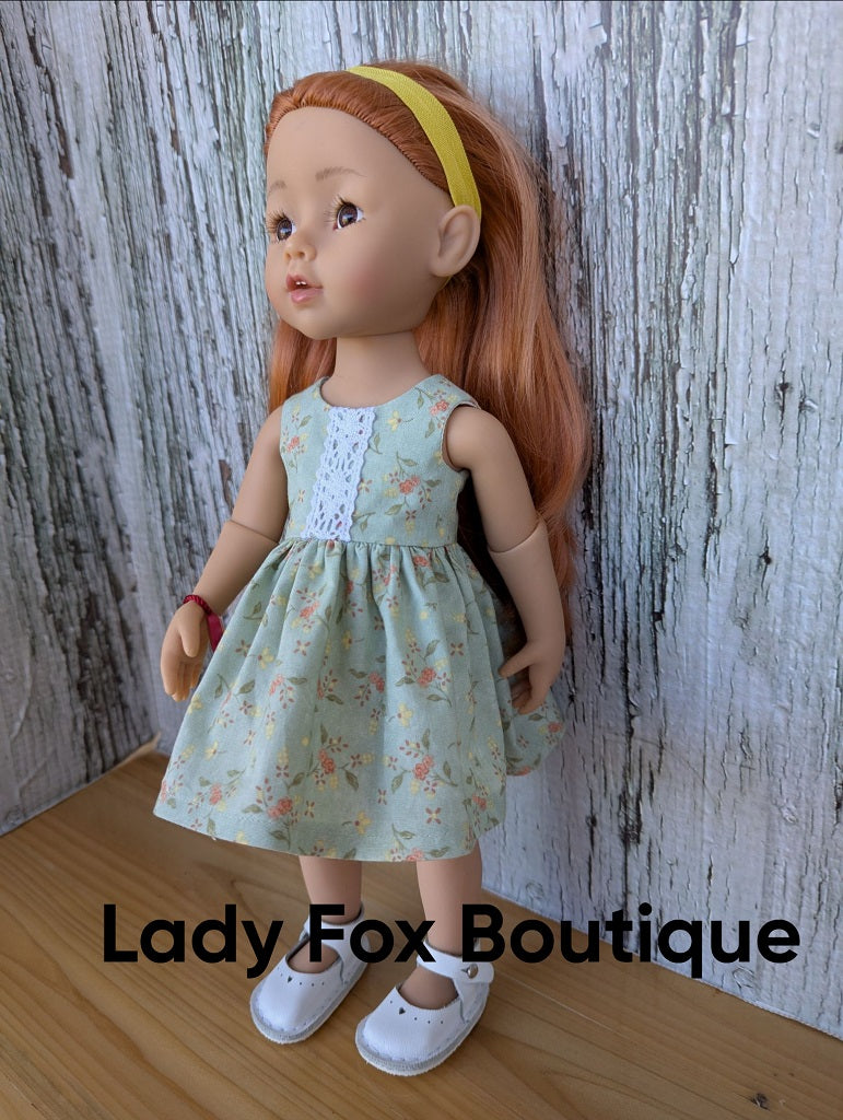 Lady Fox Boutique Gotz Little Kids Tiny Charmer Dress Doll Clothes Pattern For 14 Inch GOTZ Little Kidz Dolls Pixie Faire