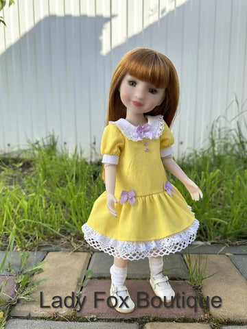 Garden Whisper Dress 14.5-15 Inch Doll Clothes Pattern