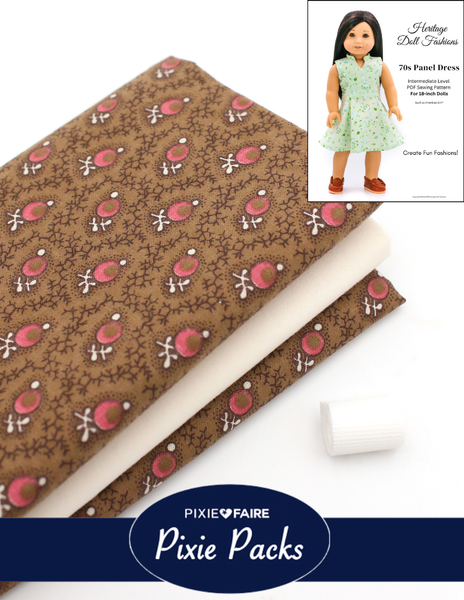 Limited Edition Pixie Pack 70s Panel Dress