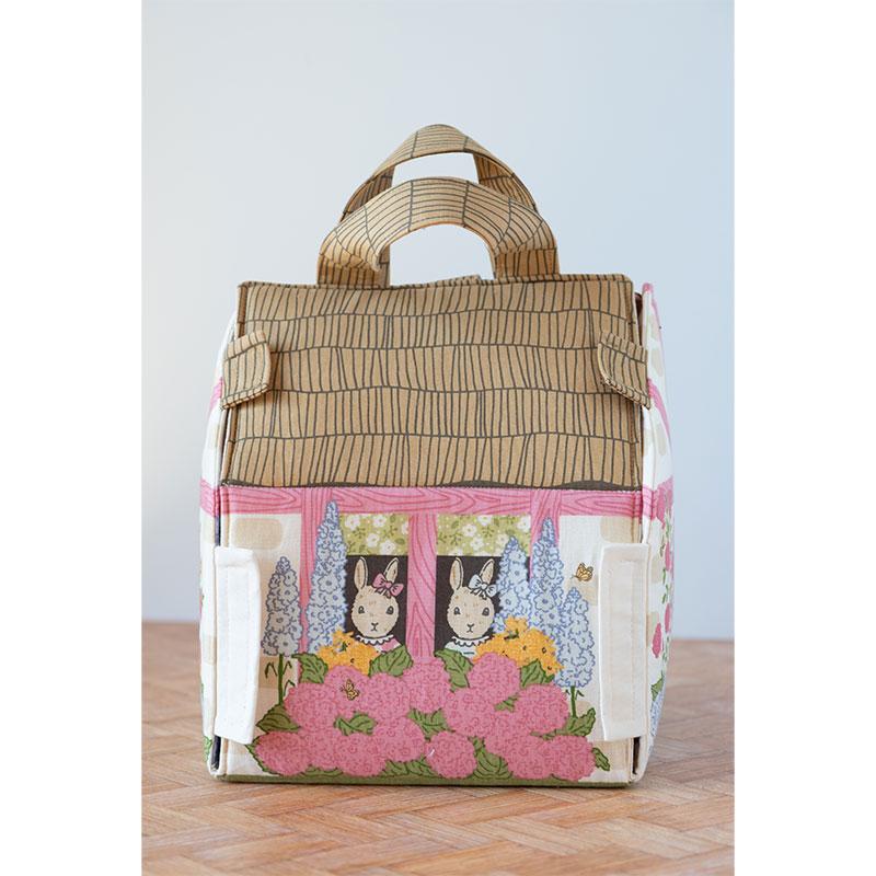 My Secret Garden Bunny Cottage Panel - Cloth Doll House Kit