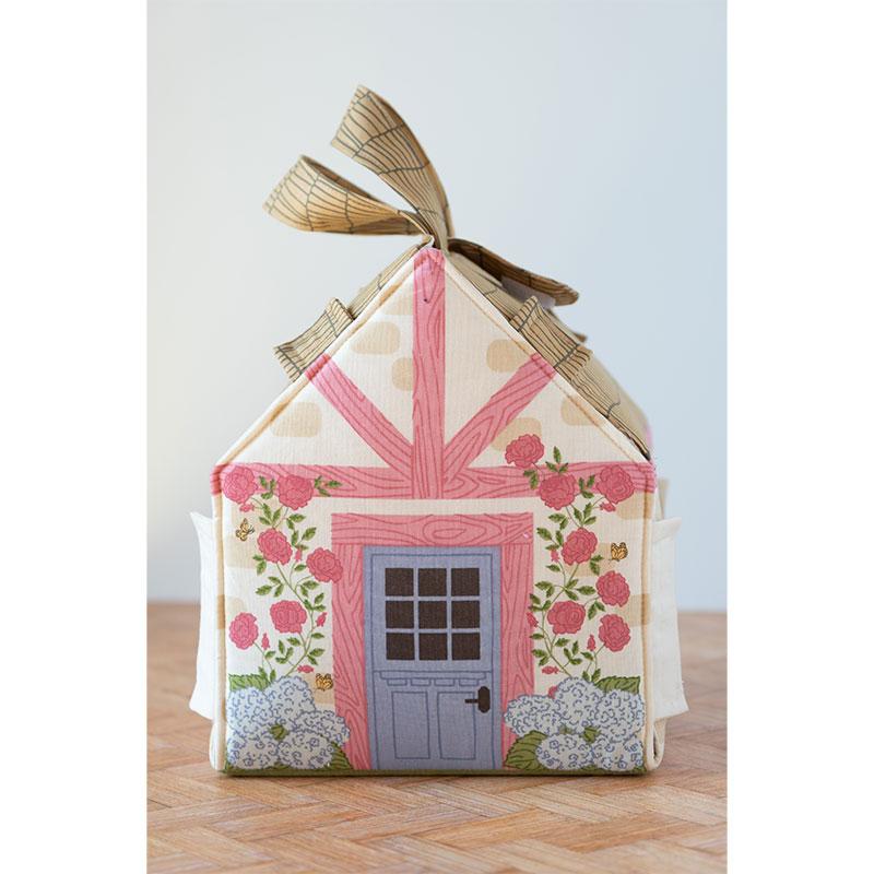 My Secret Garden Bunny Cottage Panel - Cloth Doll House Kit