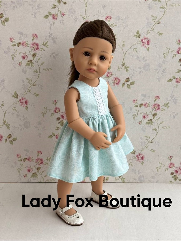 Lady Fox Boutique Gotz Little Kids Tiny Charmer Dress Doll Clothes Pattern For 14 Inch GOTZ Little Kidz Dolls Pixie Faire