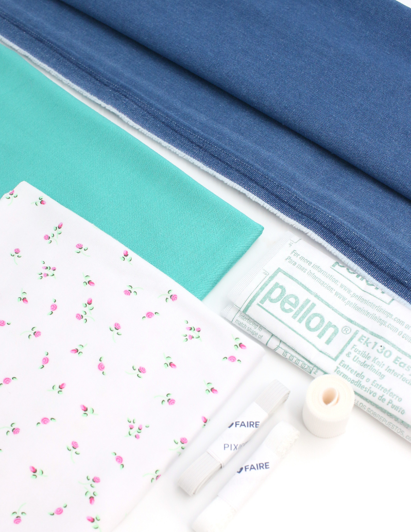 Pixie Faire Pixie Packs Pixie Pack - Seafoam With Blue Denim -  Mix and Match Outfits Kit Pixie Faire