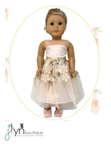 J Lyn Boutique 18 Inch Modern Ballet Recital 18" Doll Clothes Pattern Pixie Faire