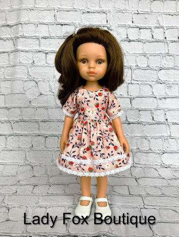 Lady Fox Boutique Paola Reina Chamomile Dress Doll Clothes Pattern For 13 Inch Paola Reina Las Amigas Dolls Pixie Faire