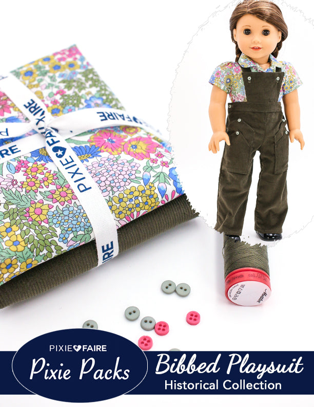 Pixie Faire Pixie Packs Pixie Packs Bibbed Playsuit Margaret Annie Pixie Faire