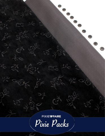 Pixie Faire Pixie Packs Limited Edition Black Rose Velveteen Bundle Pixie Pack Pixie Faire