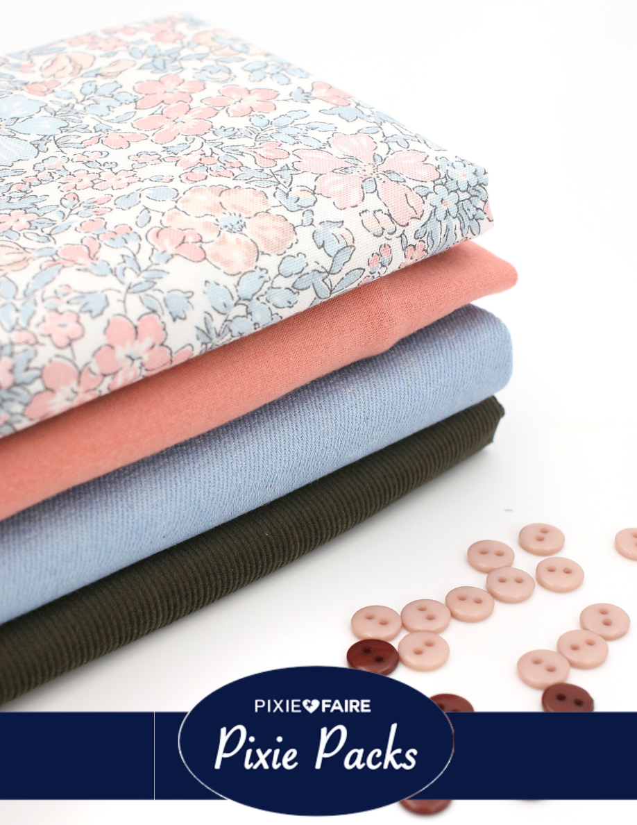 Pixie Faire Pixie Packs Pixie Packs Vintage Blossom Vibes Curated Fabric Bundle Pixie Faire