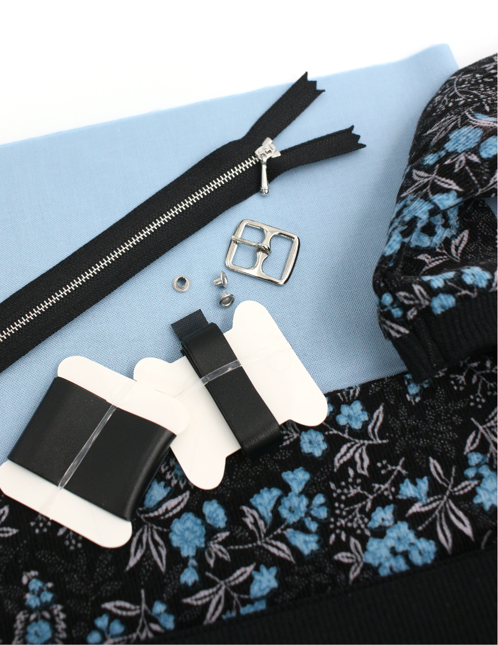 Pixie Faire Pixie Packs Pixie Pack - Blue Floral Aviator Jacket & Backpack Pixie Faire