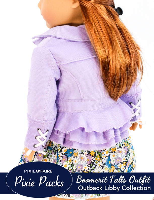 Pixie Faire Pixie Packs Pixie Packs Boomerit Falls Jacket and Dress Outback Libby Collection Lavender Pixie Faire