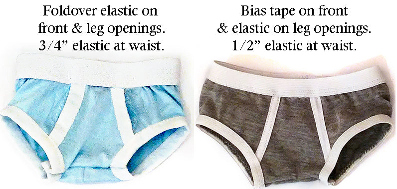 Dollhouse Designs 18 Inch Boy Doll Boys Underwear 18" Doll Clothes Pattern Pixie Faire