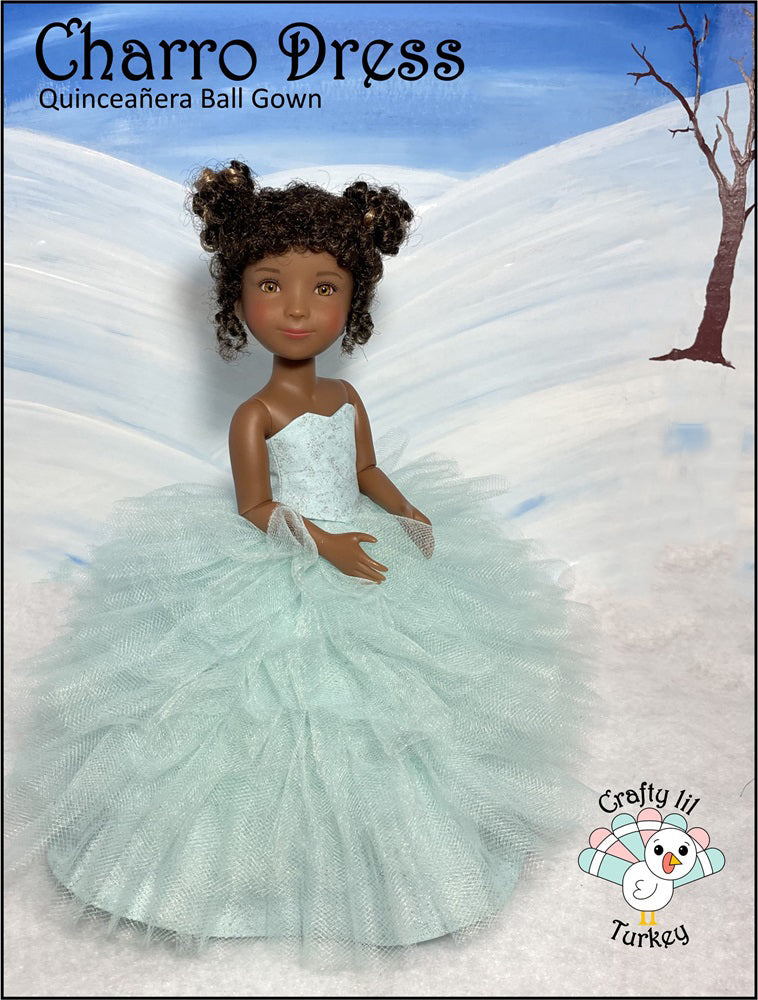 Crafty Lil Turkey Siblies Charro Dress Pattern For 12" Siblies Dolls Pixie Faire