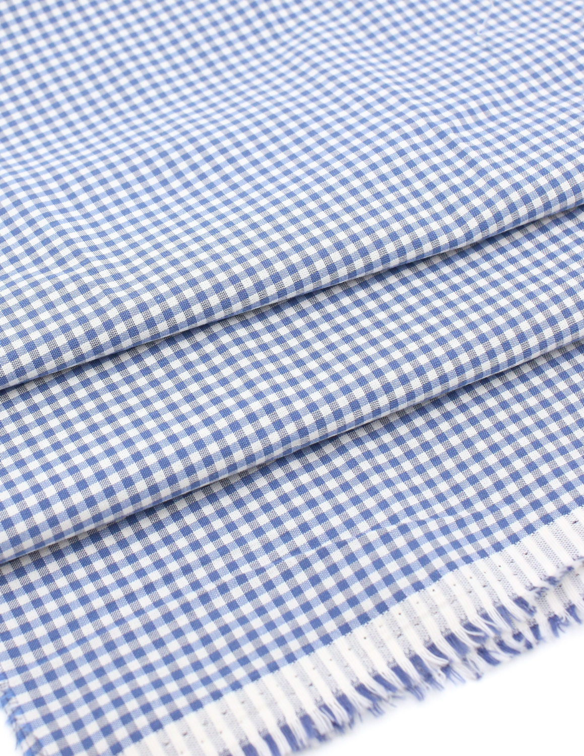 Pixie Faire Pixie Cuts Pixie Cuts Pre-Cut Fabric - Tilda Woven Gingham Blue 1/3 yard Pixie Faire
