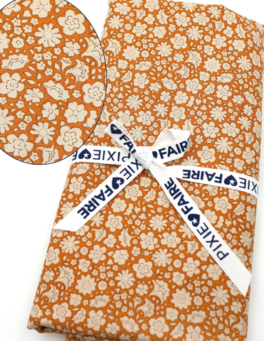 Pixie Faire Pixie Cuts Pixie Cuts Fabric 1 Yard Pre-Cut - Tilda® Carla Saffron Pixie Faire