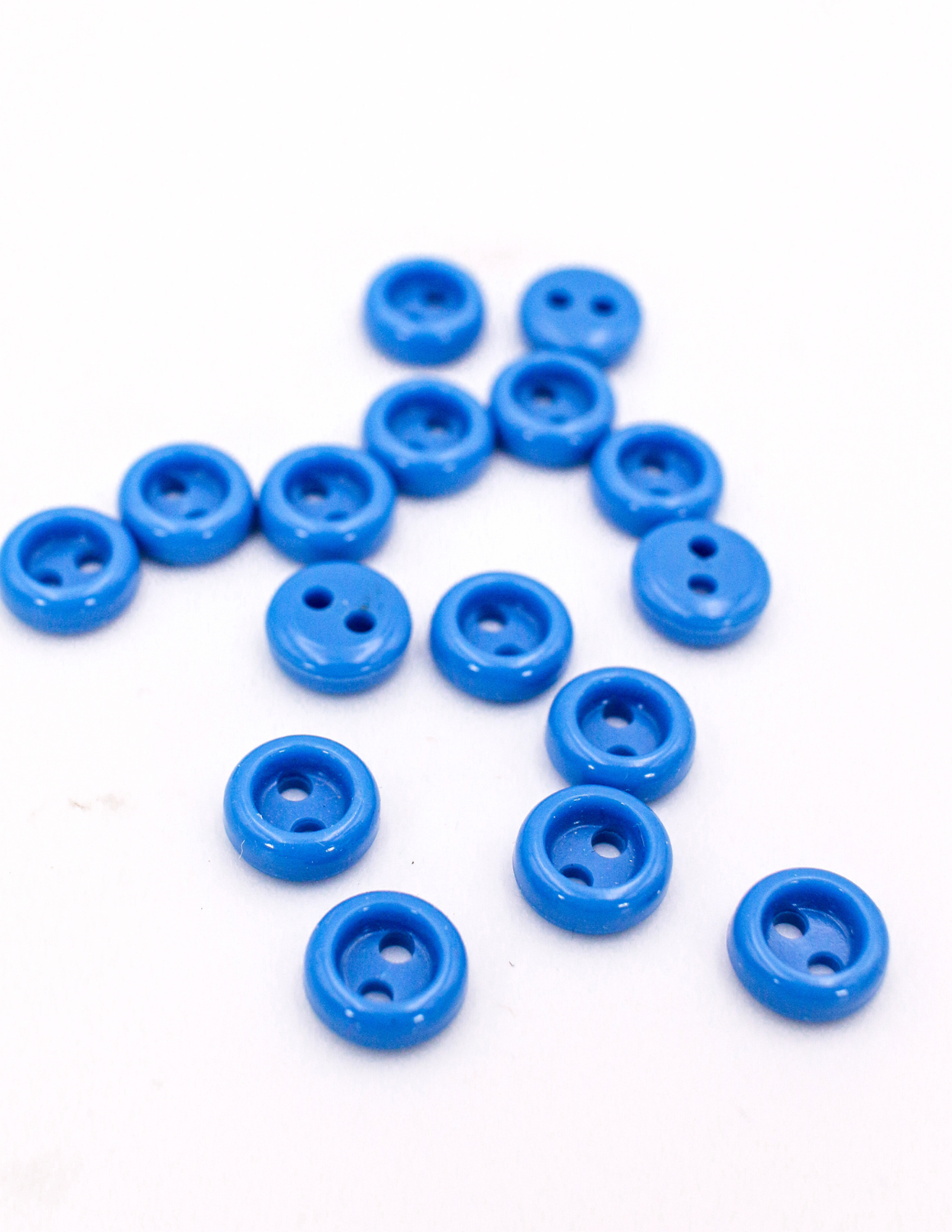 Pixie Faire Pixie Packs Pixie Packs Buttons - Cornflower Blue 2-Hole 3/8" Pixie Faire