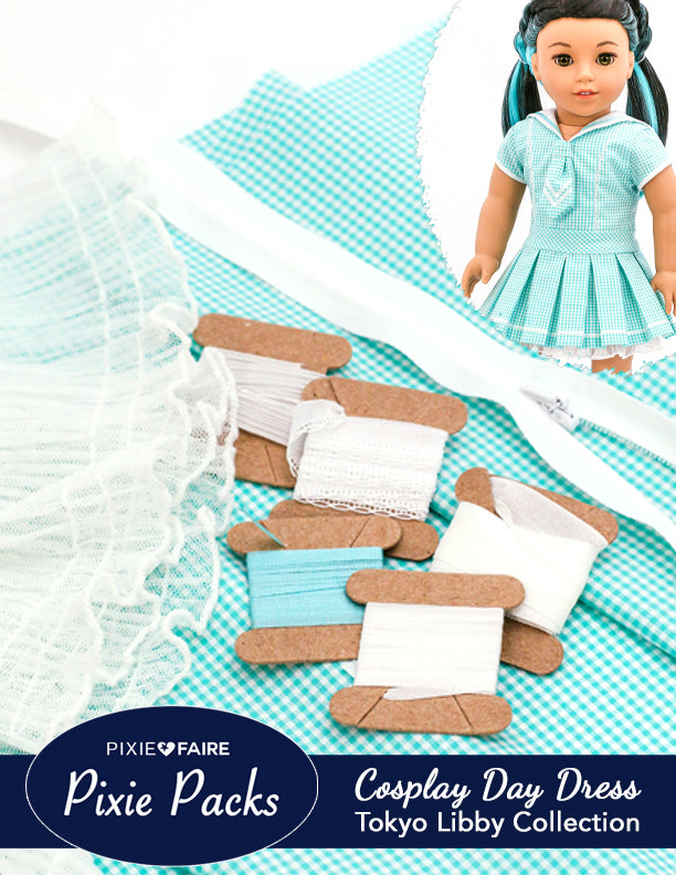Pixie Faire Pixie Packs Pixie Packs Cosplay Day Dress Aqua Tokyo Libby Collection Pixie Faire