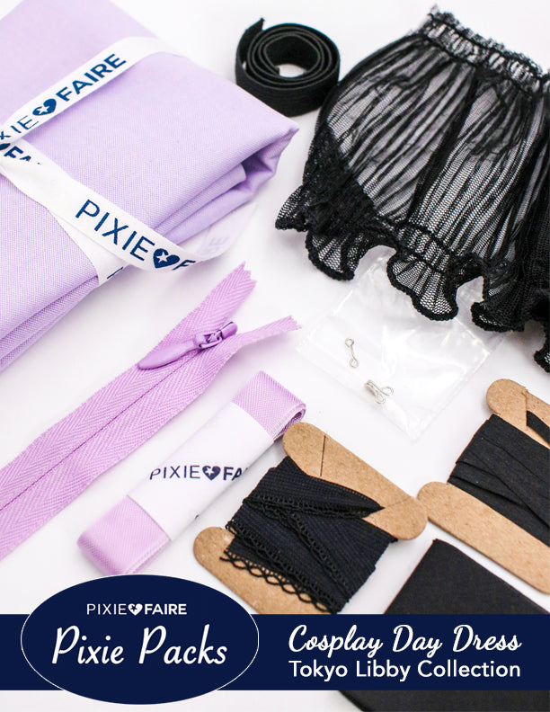Pixie Faire Pixie Packs Pixie Packs Cosplay Day Dress Lavender Tokyo Libby Collection Pixie Faire