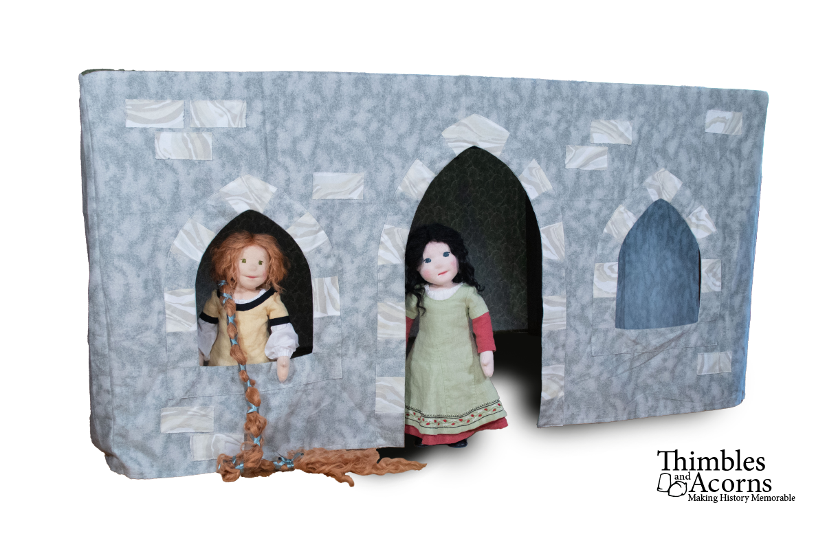 Thimbles and Acorns 18 Inch Modern Table Play House Pattern For Kids and 18" Dolls Pixie Faire
