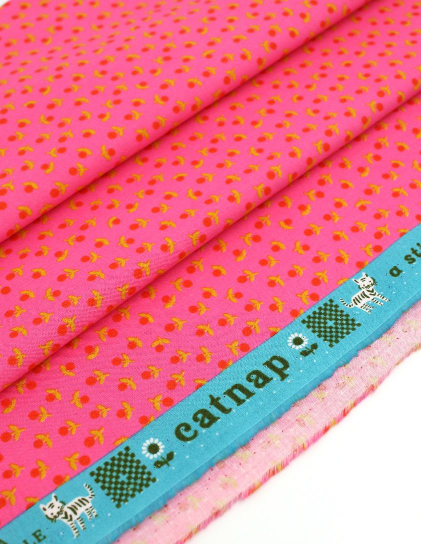 Pixie Faire Pixie Packs Pixie Packs Culotte Jumpsuit Kit - Ruby Star Society Catnap & Mini Dot Pixie Faire