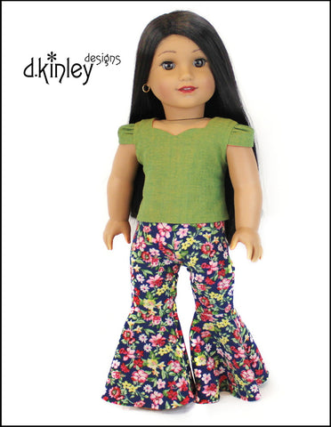 Dkinley Designs 18 Inch Historical Bonita Bells 18" Doll Clothes Pattern Pixie Faire