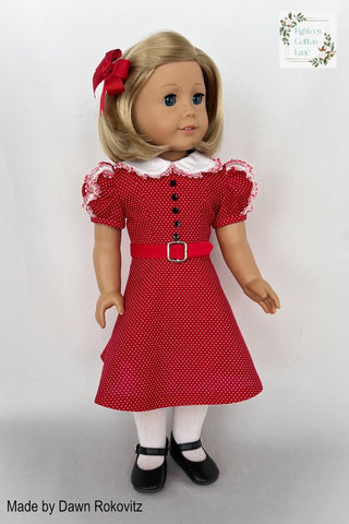 Eighteen Cotton Lane 18 Inch Historical Let's Be Friends! 18" Doll Clothes Pattern Pixie Faire