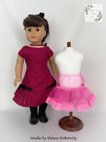 Eighteen Cotton Lane 18 Inch Historical Let's Put a Bow On It! 18" Doll Clothes Pattern Pixie Faire