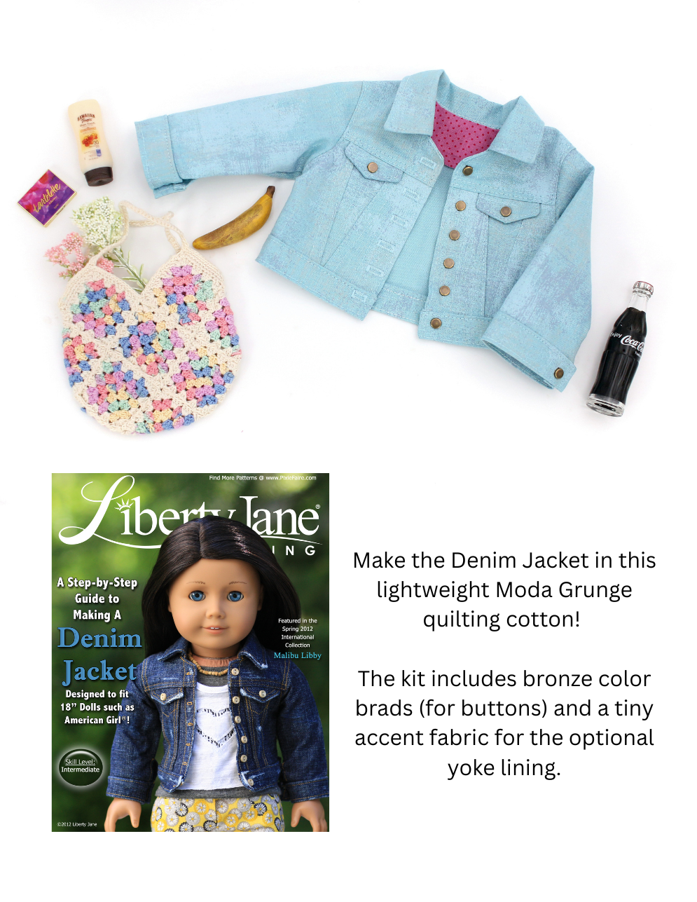 Pixie Faire Pixie Packs Pixie Pack - Denim Jacket - Grunge Basics Crystal Sea Pixie Faire