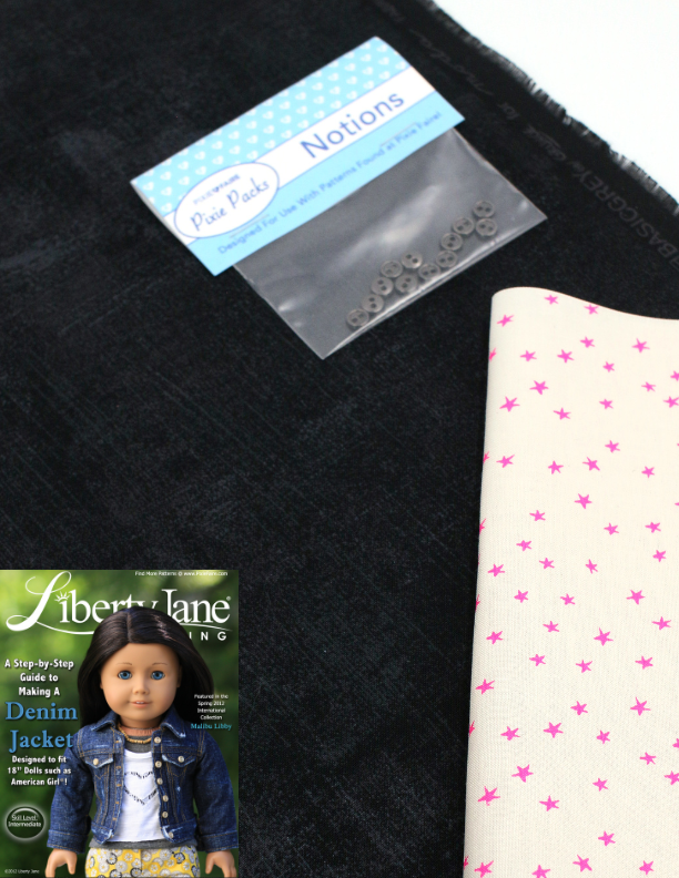 Pixie Pack - Denim Jacket - Grunge Basics Onyx