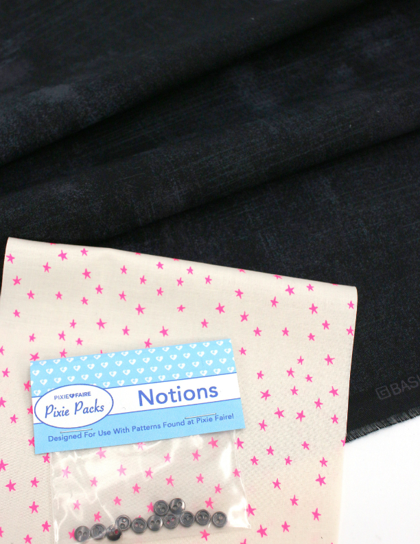 Pixie Pack - Denim Jacket - Grunge Basics Onyx