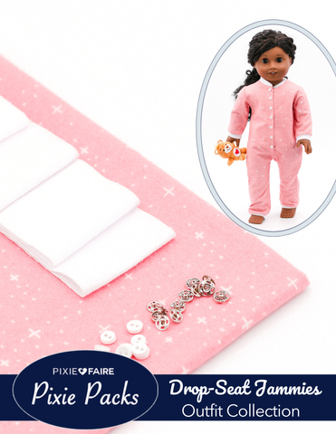 Pixie Faire Pixie Packs Pixie Packs Dropseat Jammies Coral Outfit Collection Pixie Faire