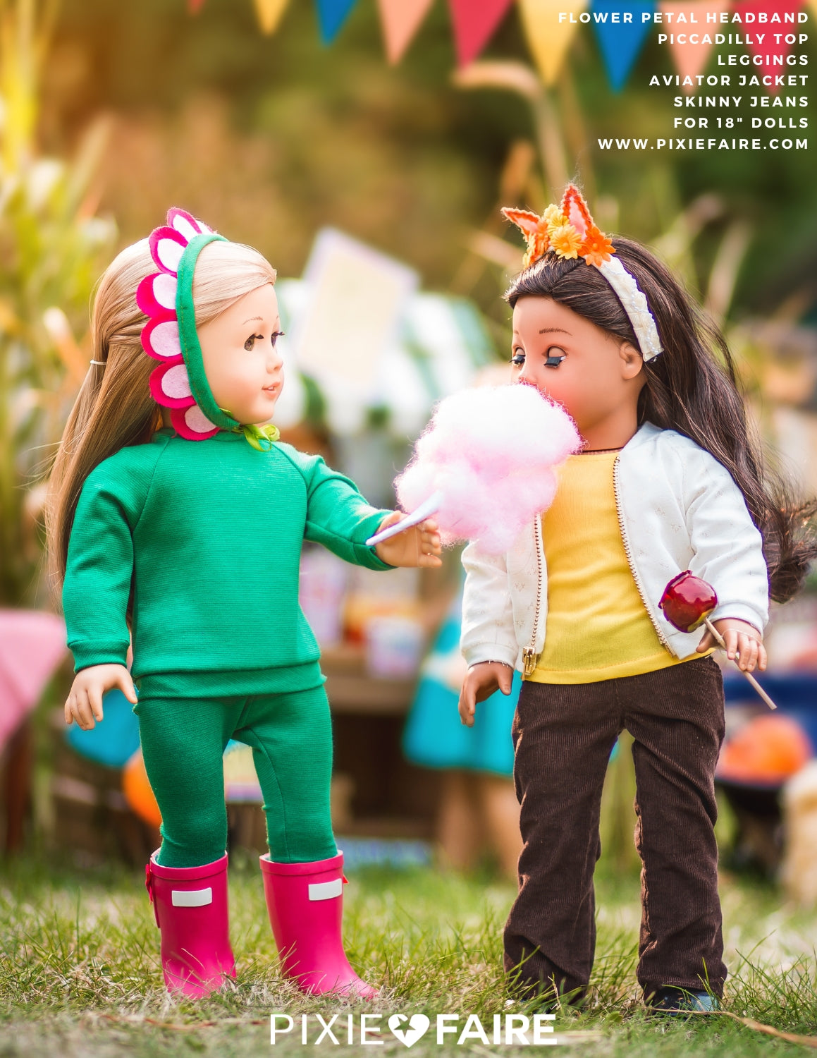 SWC Classes Flower Petal Headband Costume Project Free Tutorial and Pattern Pieces Pixie Faire