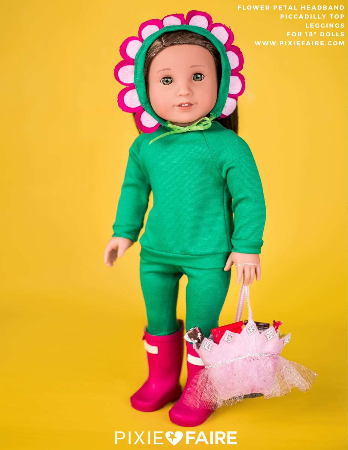 SWC Classes Flower Petal Headband Costume Project Free Tutorial and Pattern Pieces Pixie Faire