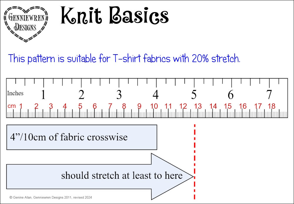 Genniewren BOGO 18 Inch Modern Knit Basics 18" Doll Clothes Pattern Pixie Faire