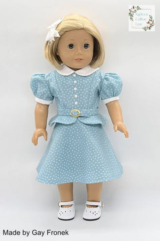 Eighteen Cotton Lane 18 Inch Historical Let's Be Friends! 18" Doll Clothes Pattern Pixie Faire