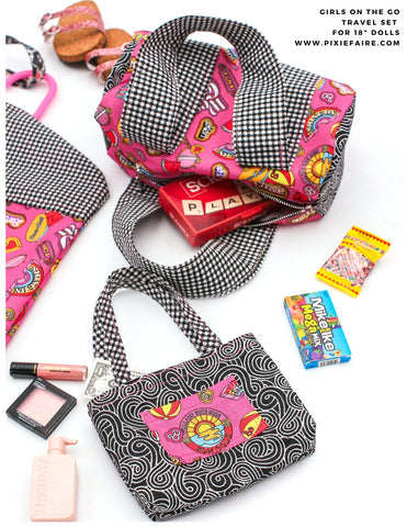 PF House Brand 18 Inch Modern Girls On The Go 18" Doll Accessory Pattern Pixie Faire