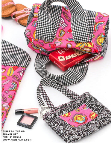 PF House Brand 18 Inch Modern Girls On The Go 18" Doll Accessory Pattern Pixie Faire