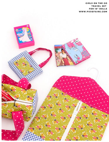 PF House Brand 18 Inch Modern Girls On The Go 18" Doll Accessory Pattern Pixie Faire