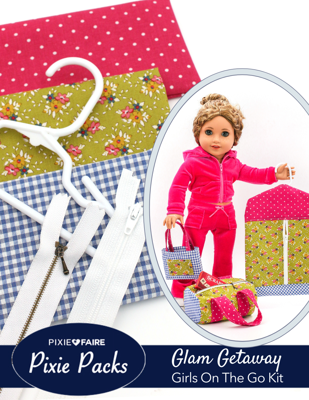 Pixie Faire Pixie Packs Pixie Packs Girls On The Go Kit - Glam Getaway Pixie Faire