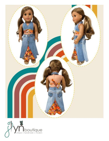 J Lyn Boutique 18 Inch Historical Groovy Dreams 18" Doll Clothes Pattern Pixie Faire