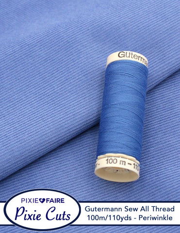 Pixie Faire Pixie Cuts Gutermann Sew All Polyester Thread 100m/110yds Periwinkle Pixie Faire