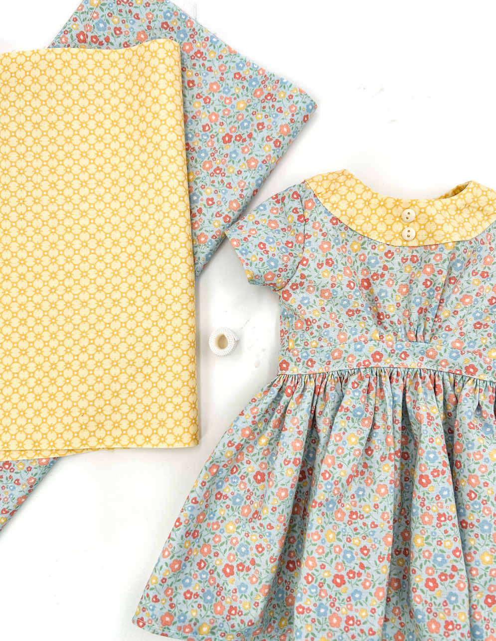 Pixie Faire Pixie Packs Pixie Pack - 1940s Bubblegum Dress - Handmade Sweetness Pixie Faire