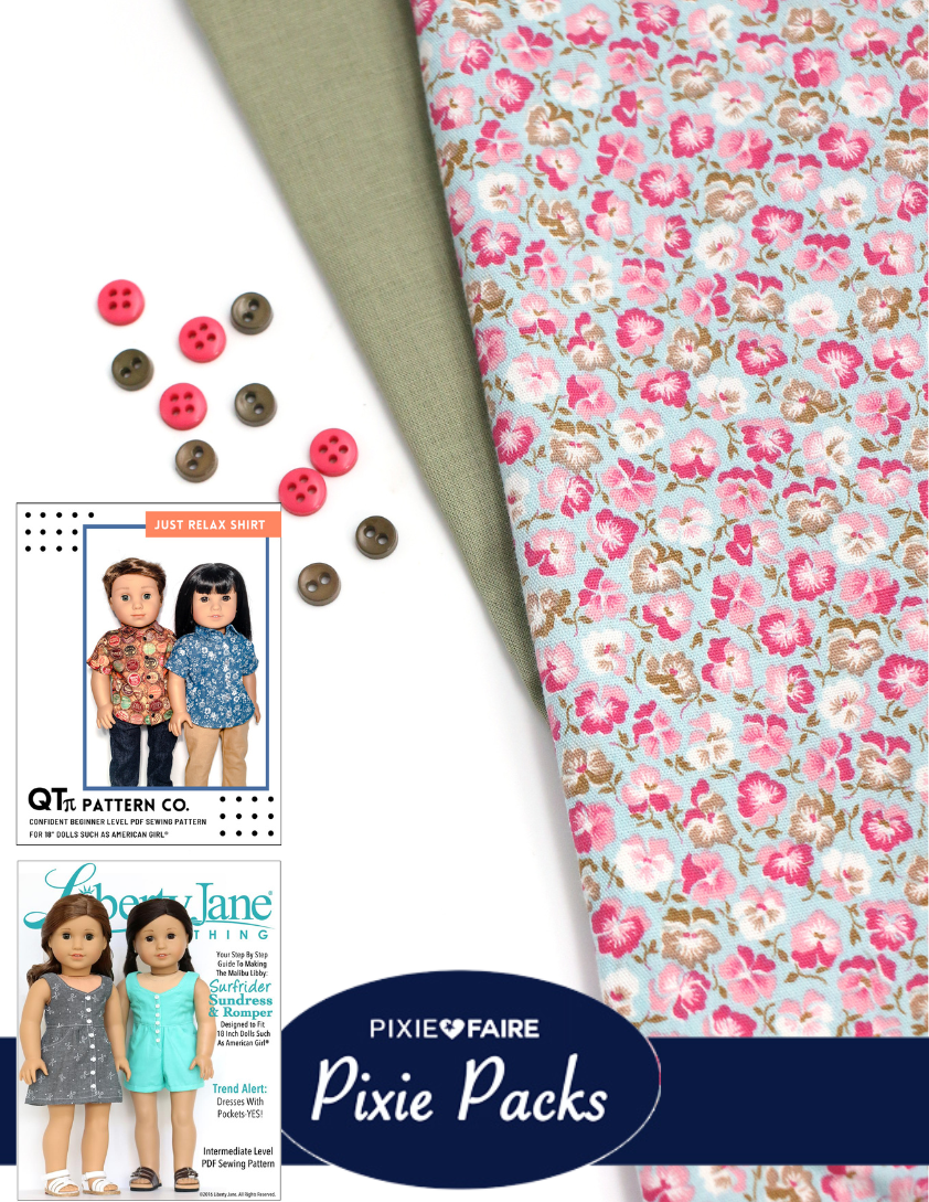 Pixie Faire Pixie Packs Limited Edition Pixie Pack Pretty Pansies Pixie Faire