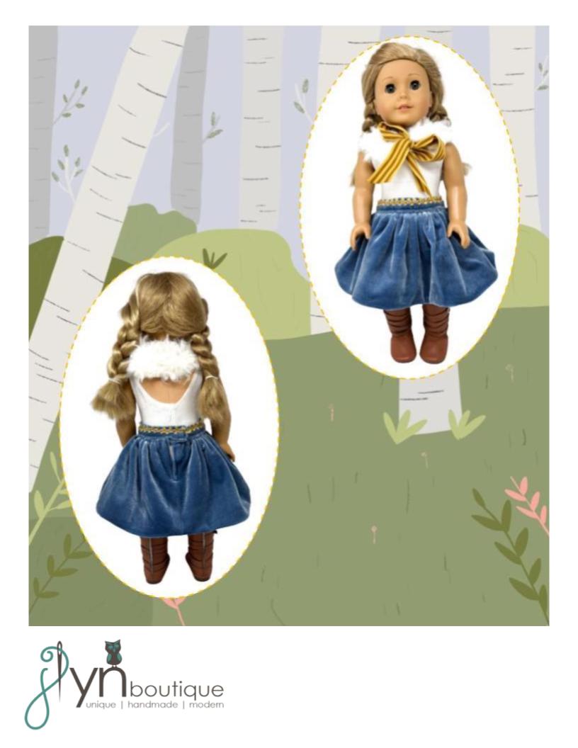 My Sunshine Dolls 18 Inch Modern Hippity Hop! Dress-Up 18" Doll Clothes Pattern Pixie Faire