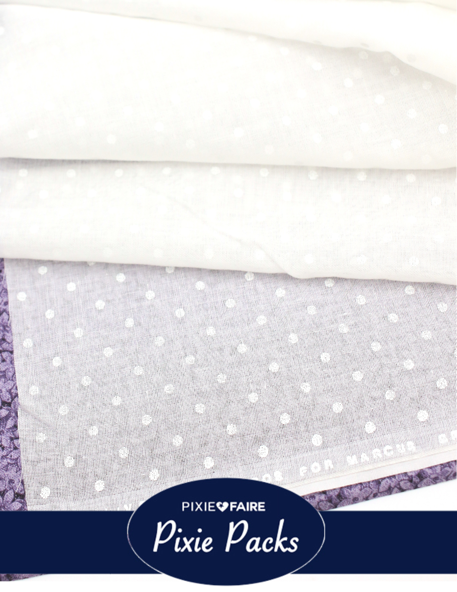 Pixie Faire Pixie Packs Historical Collection Fabrics and Notions Bundle Pixie Pack Pixie Faire