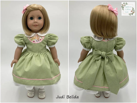 Eighteen Cotton Lane 18 Inch Historical Let's Make Gingerbread! 18" Doll Clothes Pattern Pixie Faire