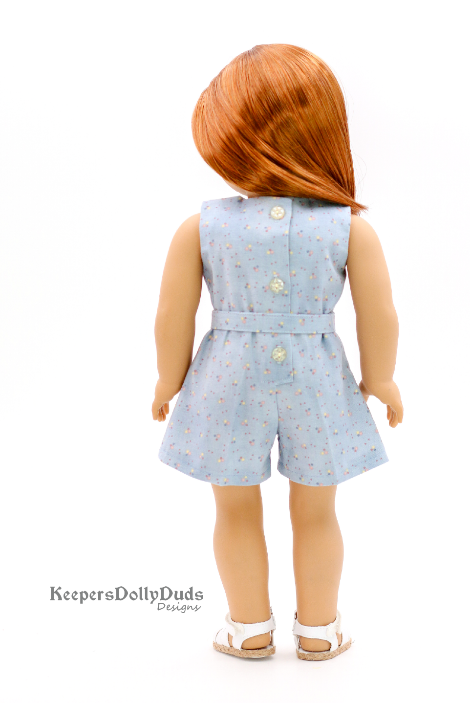 Keepers Dolly Duds Designs 18 Inch Historical SWC 2024 Bonus 1930s Playsuit 18" Doll Clothes Pattern Pixie Faire