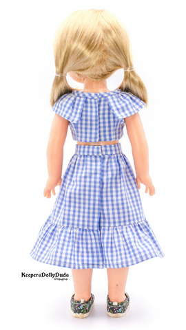 Keepers Dolly Duds Designs WellieWishers Sweet Summer Days 14.5-15" Doll Clothes Pattern Pixie Faire
