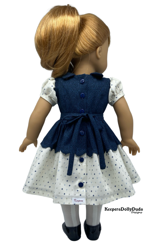 Keepers Dolly Duds Designs 18 Inch Historical Nancy and Mary Jane 18" Doll Clothes Pattern Pixie Faire